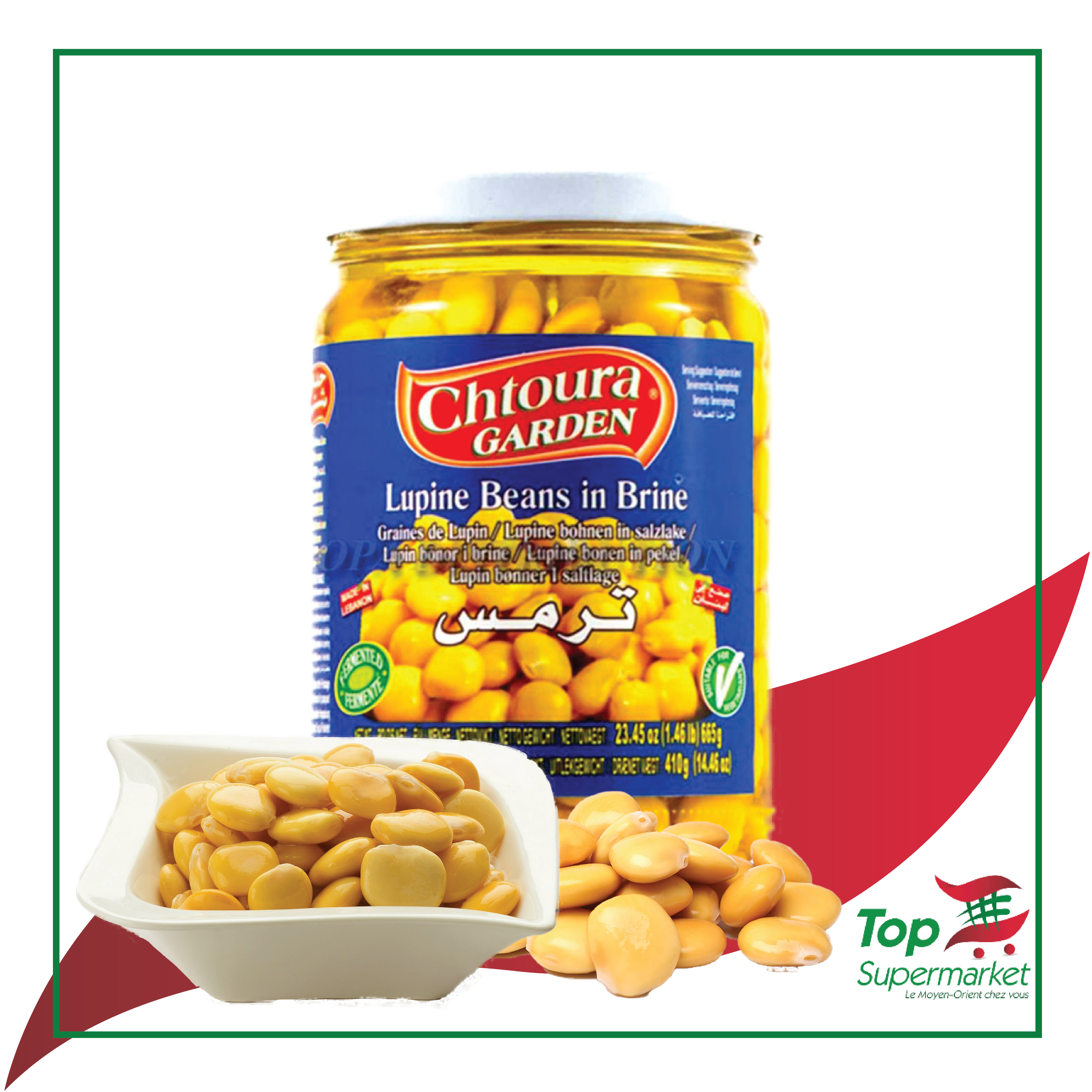 Chtoura Garden Lupin Beans 665gr